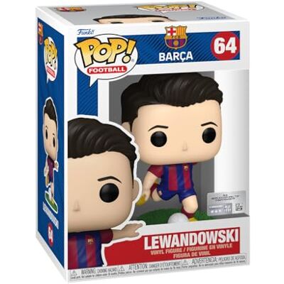 Funko Pop! Football: Barcelona Robert Lewandowski Barcelona FC Vinyl figuur om te verzamelen Cadeau-idee Officiële Producten Speelgoed voor Kinderen en Volwassenen Sportfans Funko Pop! Football: Barcelona Robert Lewandowski Barcelona FC Vinyl figuur om te verzamelen Cadeau-idee Officiële Producten Speelgoed voor Kinderen en Volwassenen Sportfans