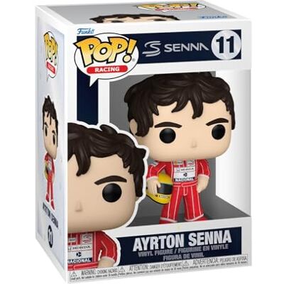 Funko Pop! Racing: McLaren, Ayrton Senna, verzamelfiguur, vinyl figuur, cadeau-idee, officieel product, speelgoed voor kinderen en volwassenen, sportfans, figuur voor verzamelaars Funko Pop! Racing: McLaren, Ayrton Senna, verzamelfiguur, vinyl figuur, cadeau-idee, officieel product, speelgoed voor kinderen en volwassenen, sportfans, figuur voor verzamelaars