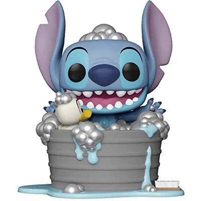 Funko Disney Pop! Deluxe Vinyl figuur Stitch in Bathtub, 9 cm Funko Disney Pop! Deluxe Vinyl figuur Stitch in Bathtub, 9 cm