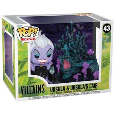 Funko Pop! Towns: Villains Ursula's Lair Disney Villains Vinyl figuur om te verzamelen Cadeau-idee Officieel product Speelgoed voor kinderen en volwassenen Filmfans Figuur Funko Pop! Towns: Villains Ursula's Lair Disney Villains Vinyl figuur om te verzamelen Cadeau-idee Officieel product Speelgoed voor kinderen en volwassenen Filmfans Figuur