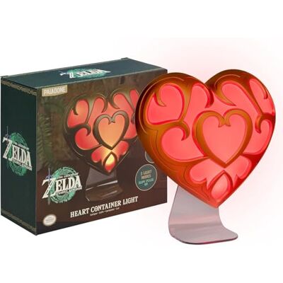 Paladone The Legend of Zelda Heart Container Light Officieel gelicentieerde Nintendo speelkamerlamp, 2 verlichtingsmodi, sfeerverlichting, cadeau voor gamers Paladone The Legend of Zelda Heart Container Light Officieel gelicentieerde Nintendo speelkamerlamp, 2 verlichtingsmodi, sfeerverlichting, cadeau voor gamers