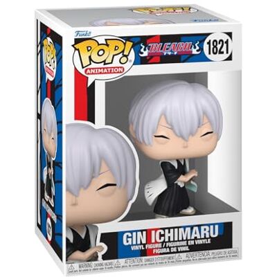 Funko Pop! Animatie: BLEACH Gin Ichimaru Vinyl verzamelfiguur Geschenkidee Officieel product Speelgoed voor kinderen en volwassenen Anime Fans Figuur voor verzamelaars Funko Pop! Animatie: BLEACH Gin Ichimaru Vinyl verzamelfiguur Geschenkidee Officieel product Speelgoed voor kinderen en volwassenen Anime Fans Figuur voor verzamelaars