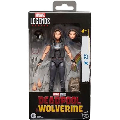 Marvel Legends Series, X-23 verzamelfiguur in schaal 15 cm geïnspireerd op de film Deadpool & Wolverine van Studios, cadeau Marvel Legends Series, X-23 verzamelfiguur in schaal 15 cm geïnspireerd op de film Deadpool & Wolverine van Studios, cadeau