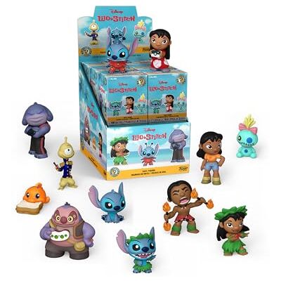 Funko Mystery Mini Disney Lilo And Stitch 1 van 12 TB Collect Styles Vary Disney: Lilo & Stitch Vinyl minifiguur om te verzamelen Cadeau-idee Officiële producten Filmfans Funko Mystery Mini Disney Lilo And Stitch 1 van 12 TB Collect Styles Vary Disney: Lilo & Stitch Vinyl minifiguur om te verzamelen Cadeau-idee Officiële producten Filmfans