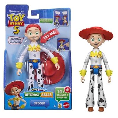 Mattel Disney Pixar Interactieve figuren Toy Story 5 18 cm met replica's en dialogen uit de film, JKV27 Mattel Disney Pixar Interactieve figuren Toy Story 5 18 cm met replica's en dialogen uit de film, JKV27