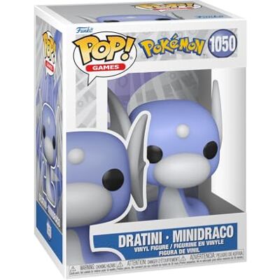 Funko Pop! Games: Pokemon – Dratini – Minidraco – figuur van vinyl om te verzamelen – cadeau-idee – officiële producten – speelgoed voor kinderen en volwassenen – Video Games Fans Funko Pop! Games: Pokemon – Dratini – Minidraco – figuur van vinyl om te verzamelen – cadeau-idee – officiële producten – speelgoed voor kinderen en volwassenen – Video Games Fans