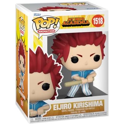 Funko Pop! Animatie: My Hero Academia (MHA) (MHA) Hero League Baseball Eijiro Kirishima Vinyl Figuur om te verzamelen Cadeau-idee Officiële Producten Anime Fans Funko Pop! Animatie: My Hero Academia (MHA) (MHA) Hero League Baseball Eijiro Kirishima Vinyl Figuur om te verzamelen Cadeau-idee Officiële Producten Anime Fans