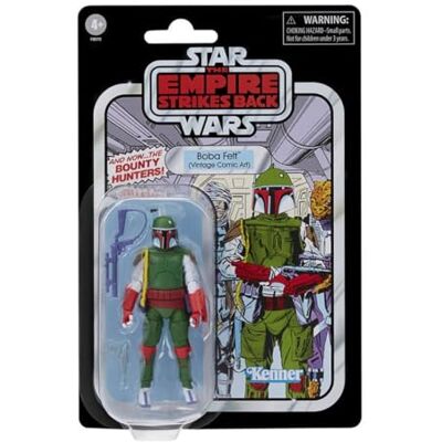 Hasbro Star Wars The Vintage Collection Boba Fett (Vintage Comic Art Edition), 9,5 cm grote Boba Fett figuur geïnspireerd op Star Wars publicaties Hasbro Star Wars The Vintage Collection Boba Fett (Vintage Comic Art Edition), 9,5 cm grote Boba Fett figuur geïnspireerd op Star Wars publicaties