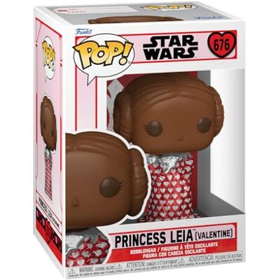 Funko POP! Star Wars: Leia Organa (Val Choc) vinyl figuur om te verzamelen cadeau-idee officieel product speelgoed voor kinderen en volwassenen filmfans modelfiguur voor Funko POP! Star Wars: Leia Organa (Val Choc) vinyl figuur om te verzamelen cadeau-idee officieel product speelgoed voor kinderen en volwassenen filmfans modelfiguur voor