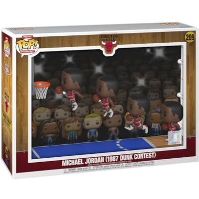 Funko Pop! Moments Deluxe: Chicago Bulls Michael Jordan (87 Dunk Contest) Vinyl figuur om te verzamelen Cadeau-idee Officiële merchandise Speelgoed voor kinderen en volwassenen Sport Funko Pop! Moments Deluxe: Chicago Bulls Michael Jordan (87 Dunk Contest) Vinyl figuur om te verzamelen Cadeau-idee Officiële merchandise Speelgoed voor kinderen en volwassenen Sport