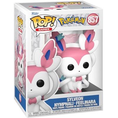 Funko Pop! Games: Pokemon Sylveon Nymphali Vinyl figuur om te verzamelen Cadeau-idee Officiële producten Speelgoed voor kinderen en volwassenen Video Games Fans Funko Pop! Games: Pokemon Sylveon Nymphali Vinyl figuur om te verzamelen Cadeau-idee Officiële producten Speelgoed voor kinderen en volwassenen Video Games Fans