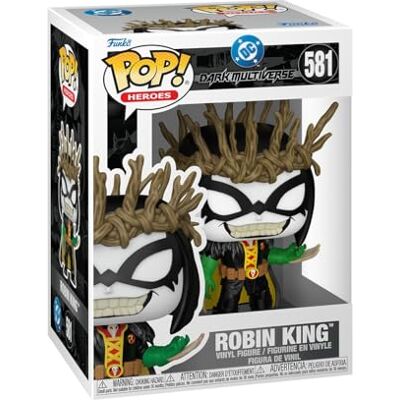 Funko Pop! Heroes: DC Dark Multiverse Robin King DC Comics Verzamelfiguur Vinyl figuur Cadeau-idee Officieel product Speelgoed voor kinderen en volwassenen Cartoon Fans Funko Pop! Heroes: DC Dark Multiverse Robin King DC Comics Verzamelfiguur Vinyl figuur Cadeau-idee Officieel product Speelgoed voor kinderen en volwassenen Cartoon Fans