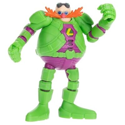 Sonic The Hedgehog DC X Sonic Dr.Eggman onder de naam Lex Luther actiefiguur, 6,35 cm, officieel gelicentieerd door Jakks Pacific, zeer beweegbaar en gedetailleerd design, verzamelpakket Sonic The Hedgehog DC X Sonic Dr.Eggman onder de naam Lex Luther actiefiguur, 6,35 cm, officieel gelicentieerd door Jakks Pacific, zeer beweegbaar en gedetailleerd design, verzamelpakket