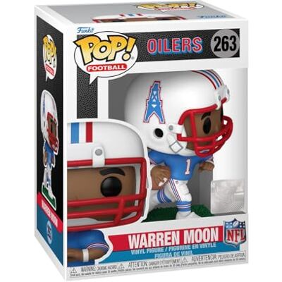 Funko NFL Pop! NFL: Oilers Warren Moon NFL Legends Vinyl verzamelfiguur Cadeau-idee Officieel product Speelgoed voor kinderen en volwassenen Sportfans Modelfiguur voor Funko NFL Pop! NFL: Oilers Warren Moon NFL Legends Vinyl verzamelfiguur Cadeau-idee Officieel product Speelgoed voor kinderen en volwassenen Sportfans Modelfiguur voor