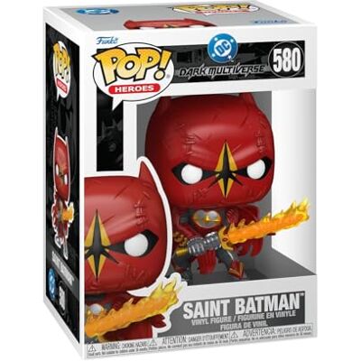 Funko Pop! Heroes: DC Dark Multiverse Saint Batman DC Comics Vinyl verzamelfiguur Cadeau-idee Officieel product Speelgoed voor kinderen en volwassenen Cartoon fans Funko Pop! Heroes: DC Dark Multiverse Saint Batman DC Comics Vinyl verzamelfiguur Cadeau-idee Officieel product Speelgoed voor kinderen en volwassenen Cartoon fans