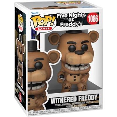 Funko Pop! Games: Five Nights At Freddy'S (FNAF) Withered Freddy Fazbear Five Nights At Freddy's Vinyl figuur om te verzamelen Cadeau-idee Officiële goederen Funko Pop! Games: Five Nights At Freddy'S (FNAF) Withered Freddy Fazbear Five Nights At Freddy's Vinyl figuur om te verzamelen Cadeau-idee Officiële goederen