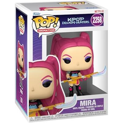 Funko Pop! Animatie: K-pop! Demon Hunter Mira, vinyl verzamelbeeldje, cadeau-idee, officieel product, speelgoed voor kinderen en volwassenen, voor tv-fans, modelbeeldje Funko Pop! Animatie: K-pop! Demon Hunter Mira, vinyl verzamelbeeldje, cadeau-idee, officieel product, speelgoed voor kinderen en volwassenen, voor tv-fans, modelbeeldje