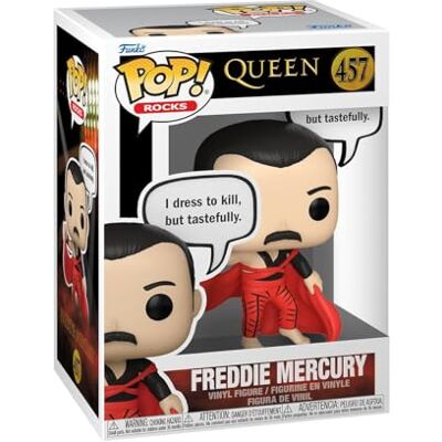 Funko Pop! Sayings: Freddie Mercury Queen Vinyl verzamelfiguur cadeau-idee officiële merchandise speelgoed voor kinderen en volwassenen muziekfans modelfiguur voor Funko Pop! Sayings: Freddie Mercury Queen Vinyl verzamelfiguur cadeau-idee officiële merchandise speelgoed voor kinderen en volwassenen muziekfans modelfiguur voor