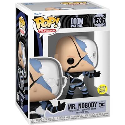 Funko Pop! TV: Doom Patrol Mr. Nobody Glow In the Dark Vinyl figuur om te verzamelen Cadeau-idee Officieel product Speelgoed voor kinderen en volwassenen TV-fans Figuur Funko Pop! TV: Doom Patrol Mr. Nobody Glow In the Dark Vinyl figuur om te verzamelen Cadeau-idee Officieel product Speelgoed voor kinderen en volwassenen TV-fans Figuur