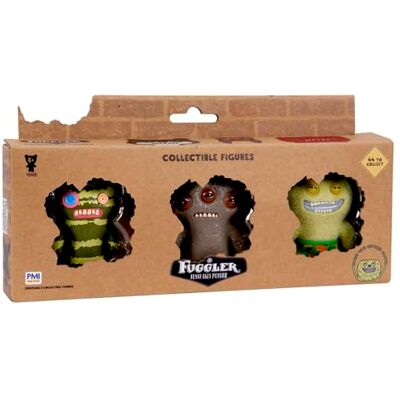 Bizak 64110210-3 Fuggler Set van 3 figuren van 6,5 cm met verzamelposter, 44 verzamelfiguren, voor jongens en meisjes vanaf 4 jaar Bizak 64110210-3 Fuggler Set van 3 figuren van 6,5 cm met verzamelposter, 44 verzamelfiguren, voor jongens en meisjes vanaf 4 jaar