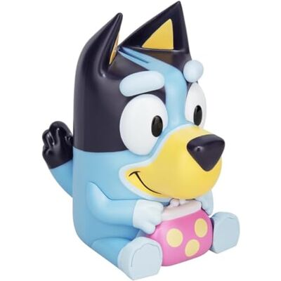 Paladone Bluey Spaarpot met geluid, officieel gelicentieerd, voor kinderen, kamerdecoratie, kleuterschool, huishoudelijke artikelen, werkt op batterijen, interactieve besparing, meerkleurig, maat Paladone Bluey Spaarpot met geluid, officieel gelicentieerd, voor kinderen, kamerdecoratie, kleuterschool, huishoudelijke artikelen, werkt op batterijen, interactieve besparing, meerkleurig, maat