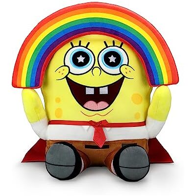 RUBIE'S NECA SPONGEBOB SQUAREPANTS RAINBOW Hugme 16 inch meer RUBIE'S NECA SPONGEBOB SQUAREPANTS RAINBOW Hugme 16 inch meer