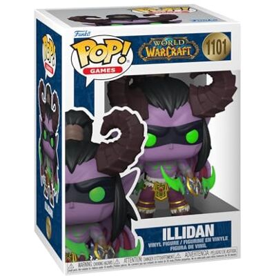 Funko Pop! Games: World of Warcraft, Illidan Stormrage, citaat 1:6 voor zeldzame Chase-variant, verzamelfiguur van vinyl, cadeau-idee, officiële goederen, speelgoed voor kinderen en Funko Pop! Games: World of Warcraft, Illidan Stormrage, citaat 1:6 voor zeldzame Chase-variant, verzamelfiguur van vinyl, cadeau-idee, officiële goederen, speelgoed voor kinderen en