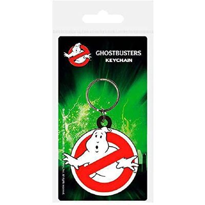 Pyramid Ghostbusters Rubberen sleutelhanger met Sos Spooklogo Pyramid Ghostbusters Rubberen sleutelhanger met Sos Spooklogo