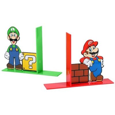 Paladone Products Super Mario boekensteunen Mario en Luigi Paladone Products Super Mario boekensteunen Mario en Luigi