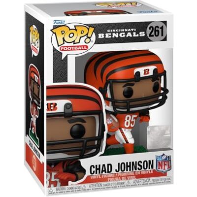Funko Pop! NFL: Bengals Chad Johnson (85) NFL Legends Vinyl verzamelfiguur cadeau-idee officieel product speelgoed voor kinderen en volwassenen sportfans modelfiguur Funko Pop! NFL: Bengals Chad Johnson (85) NFL Legends Vinyl verzamelfiguur cadeau-idee officieel product speelgoed voor kinderen en volwassenen sportfans modelfiguur