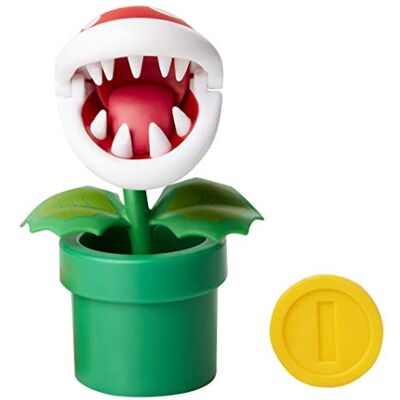 Nintendo Jakks Pacific Figuur Piranha-plant met vragendoos, meerkleurig, 10 cm (72632) Nintendo Jakks Pacific Figuur Piranha-plant met vragendoos, meerkleurig, 10 cm (72632)