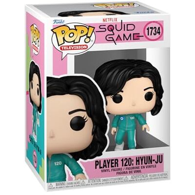 Funko POP! TV: Squid Game S3- Player 120: Hyun-Ju het spel van de inktvis Vinyl verzamelfiguur Cadeau-idee Officiële merchandising Speelgoed voor kinderen en volwassenen TV Fans Funko POP! TV: Squid Game S3- Player 120: Hyun-Ju het spel van de inktvis Vinyl verzamelfiguur Cadeau-idee Officiële merchandising Speelgoed voor kinderen en volwassenen TV Fans