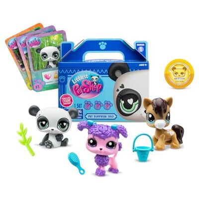BANDAI Littlest Pet Shop 3 verrassingsdieren kleine dieren om te verzamelen BF00568 BANDAI Littlest Pet Shop 3 verrassingsdieren kleine dieren om te verzamelen BF00568