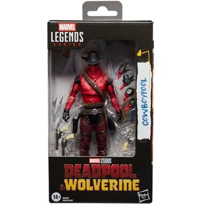 Marvel Legends Series, Cowboypool verzamelfiguur op schaal 15 cm geïnspireerd op de film Deadpool & Wolverine van Studios, cadeau Marvel Legends Series, Cowboypool verzamelfiguur op schaal 15 cm geïnspireerd op de film Deadpool & Wolverine van Studios, cadeau