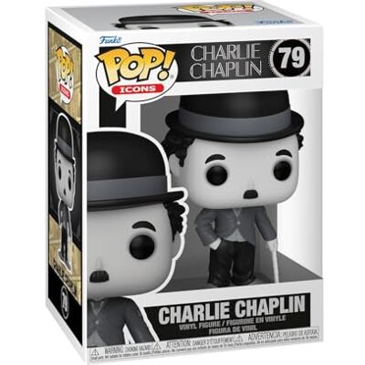 Funko Pop! Icons: Charlie Chaplin Vinyl verzamelfiguur Cadeau-idee Officieel product Speelgoed voor kinderen en volwassenen Movies Fans Verzamel- en tentoonstellingsfiguur Funko Pop! Icons: Charlie Chaplin Vinyl verzamelfiguur Cadeau-idee Officieel product Speelgoed voor kinderen en volwassenen Movies Fans Verzamel- en tentoonstellingsfiguur