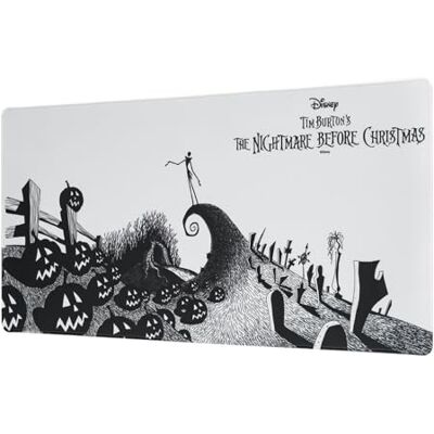 Grupo Erik Disney XXL Muismat, The Nightmare of Mr Jack Bureaumat 80 x 35 cm Bureauonderlegger, Gamer Muismat, Gaming Desktop Mat, Deco Bureau Grupo Erik Disney XXL Muismat, The Nightmare of Mr Jack Bureaumat 80 x 35 cm Bureauonderlegger, Gamer Muismat, Gaming Desktop Mat, Deco Bureau