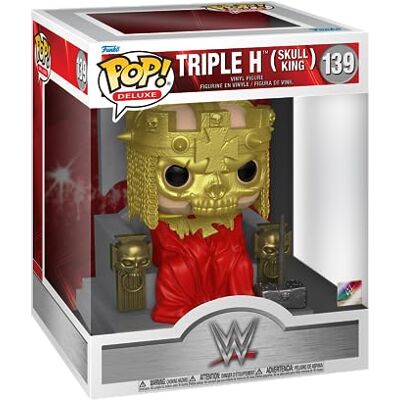 Funko Pop! Deluxe: Triple H (Skull King) WWE Vinyl figuur om te verzamelen Geschenkidee Officiële Producten Speelgoed voor Kinderen en Volwassenen Sportfans Funko Pop! Deluxe: Triple H (Skull King) WWE Vinyl figuur om te verzamelen Geschenkidee Officiële Producten Speelgoed voor Kinderen en Volwassenen Sportfans