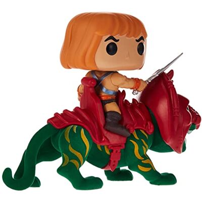 Funko Pop! Ride Deluxe: Masters Of the Universe He-Man on BC Floqué Masters of the Universe Vinyl figuur om te verzamelen Cadeau-idee Officieel product Kinderspeelgoed en Funko Pop! Ride Deluxe: Masters Of the Universe He-Man on BC Floqué Masters of the Universe Vinyl figuur om te verzamelen Cadeau-idee Officieel product Kinderspeelgoed en