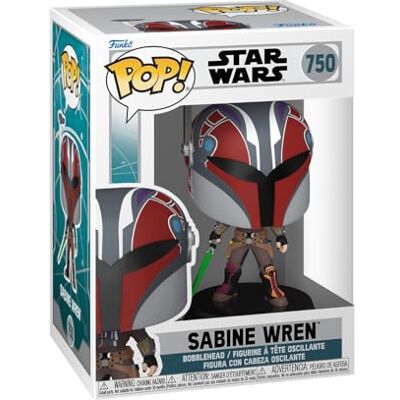 Funko Pop! Star Wars: Ahsoka, Sabine Wren, Star Wars Ahsoka, verzamelfiguur, vinyl figuur, cadeau-idee, officieel product, speelgoed voor kinderen en volwassenen, tv-fans Funko Pop! Star Wars: Ahsoka, Sabine Wren, Star Wars Ahsoka, verzamelfiguur, vinyl figuur, cadeau-idee, officieel product, speelgoed voor kinderen en volwassenen, tv-fans