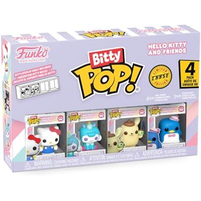 Funko Bitty Pop Sanrio Hello Kitty 4PKE een mysterieuze verrassing minifiguur 0,9 inch (2,2 cm) verzamelbaar inclusief stapelbaar tentoonstellingsrek cadeau-idee taarttopper Funko Bitty Pop Sanrio Hello Kitty 4PKE een mysterieuze verrassing minifiguur 0,9 inch (2,2 cm) verzamelbaar inclusief stapelbaar tentoonstellingsrek cadeau-idee taarttopper