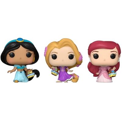 Funko Carrot Pocket POP! Disney Rapunzel, Ariel en Jasmine, vinyl figuur om te verzamelen, cadeau-idee, officieel product, speelgoed voor kinderen en volwassenen, modelfiguur voor Funko Carrot Pocket POP! Disney Rapunzel, Ariel en Jasmine, vinyl figuur om te verzamelen, cadeau-idee, officieel product, speelgoed voor kinderen en volwassenen, modelfiguur voor