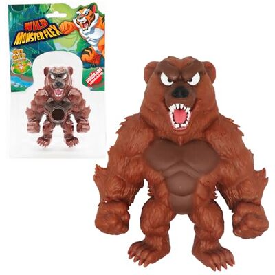 Bizak Monsterflex 64390011-10 Classic Animal Wild Monster Grizz Lee super rekbare en elastische pop, 25 cm, 14 om te verzamelen, voor fans en kinderen vanaf 4 jaar Bizak Monsterflex 64390011-10 Classic Animal Wild Monster Grizz Lee super rekbare en elastische pop, 25 cm, 14 om te verzamelen, voor fans en kinderen vanaf 4 jaar