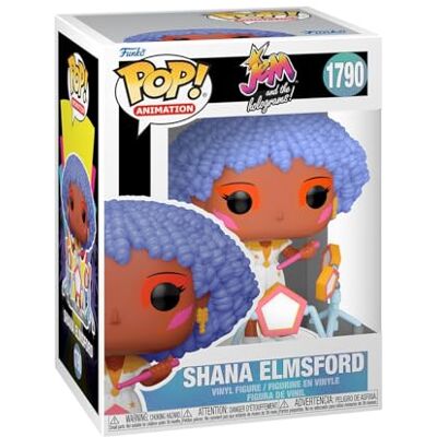 Funko Pop Animation: Jem And The Holograms, Shana Elmsford, verzamelfiguur, vinyl figuur, cadeau-idee, officieel product, speelgoed voor kinderen en volwassenen, tv-fans Funko Pop Animation: Jem And The Holograms, Shana Elmsford, verzamelfiguur, vinyl figuur, cadeau-idee, officieel product, speelgoed voor kinderen en volwassenen, tv-fans