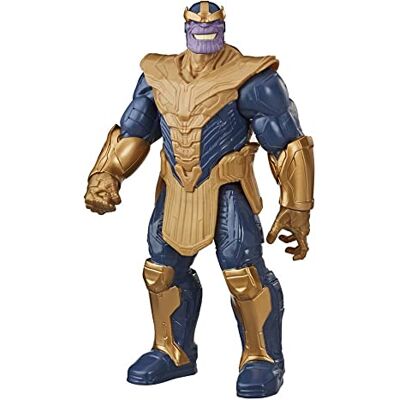 Transformers Marvel Avengers Titan Hero-reeks Blast Gear Deluxe Thanos-actiefiguur van 30 cm, geïnspireerd op de Marvel-strips, voor kinderen vanaf 4 jaar Transformers Marvel Avengers Titan Hero-reeks Blast Gear Deluxe Thanos-actiefiguur van 30 cm, geïnspireerd op de Marvel-strips, voor kinderen vanaf 4 jaar