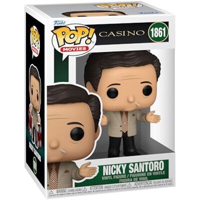 Funko Pop! Films: Casino Nicky Santoro Vinyl verzamelfiguur Cadeau-idee Officieel product Speelgoed voor kinderen en volwassenen Films Fans Figuur voor verzamelaars Funko Pop! Films: Casino Nicky Santoro Vinyl verzamelfiguur Cadeau-idee Officieel product Speelgoed voor kinderen en volwassenen Films Fans Figuur voor verzamelaars