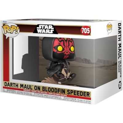 Funko Pop! Rides Deluxe: Star Wars Episode 1 The Phantom Menace Anniversary Darth Maul On Bloodfin Dark Maul- Vinyl Figuur om te verzamelen Cadeau-idee Officiële Producten Funko Pop! Rides Deluxe: Star Wars Episode 1 The Phantom Menace Anniversary Darth Maul On Bloodfin Dark Maul- Vinyl Figuur om te verzamelen Cadeau-idee Officiële Producten