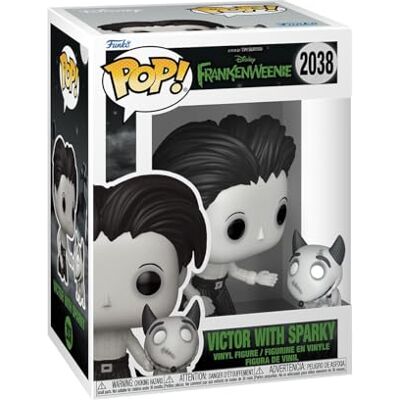 Funko Pop! & Buddy Frankenweenie Victor with Sparky, verzamelfiguur van vinyl, cadeau-idee, officieel product, speelgoed voor kinderen en volwassenen, Disney-fans, modelfiguur voor Funko Pop! & Buddy Frankenweenie Victor with Sparky, verzamelfiguur van vinyl, cadeau-idee, officieel product, speelgoed voor kinderen en volwassenen, Disney-fans, modelfiguur voor