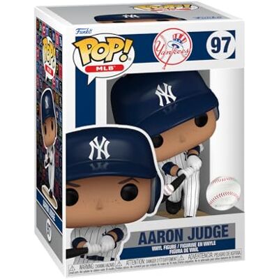 Funko Pop! MLB: Yankees Aaron Judge Vinyl verzamelfiguur Officiële goederen Speelgoed voor kinderen en volwassenen Sportfans en displays Funko Pop! MLB: Yankees Aaron Judge Vinyl verzamelfiguur Officiële goederen Speelgoed voor kinderen en volwassenen Sportfans en displays