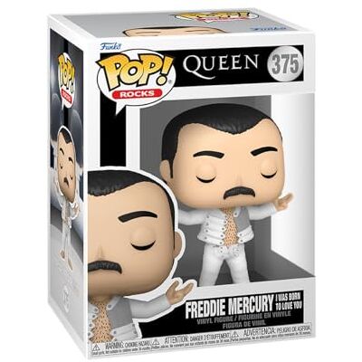 Funko Pop! Rocks: Queen F. Freddie Mercury (I Was Born To Love You) Vinyl figuur om te verzamelen Cadeau-idee Officiële Producten Speelgoed voor Kinderen en Volwassenen Muziekfans Funko Pop! Rocks: Queen F. Freddie Mercury (I Was Born To Love You) Vinyl figuur om te verzamelen Cadeau-idee Officiële Producten Speelgoed voor Kinderen en Volwassenen Muziekfans