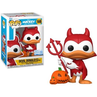 Funko Pop! Disney: Devil Donald Duck 1/6 kans op de Chase-variant Vinyl verzamelfiguur cadeau-idee officieel product speelgoed voor kinderen en volwassenen tv-fans Funko Pop! Disney: Devil Donald Duck 1/6 kans op de Chase-variant Vinyl verzamelfiguur cadeau-idee officieel product speelgoed voor kinderen en volwassenen tv-fans